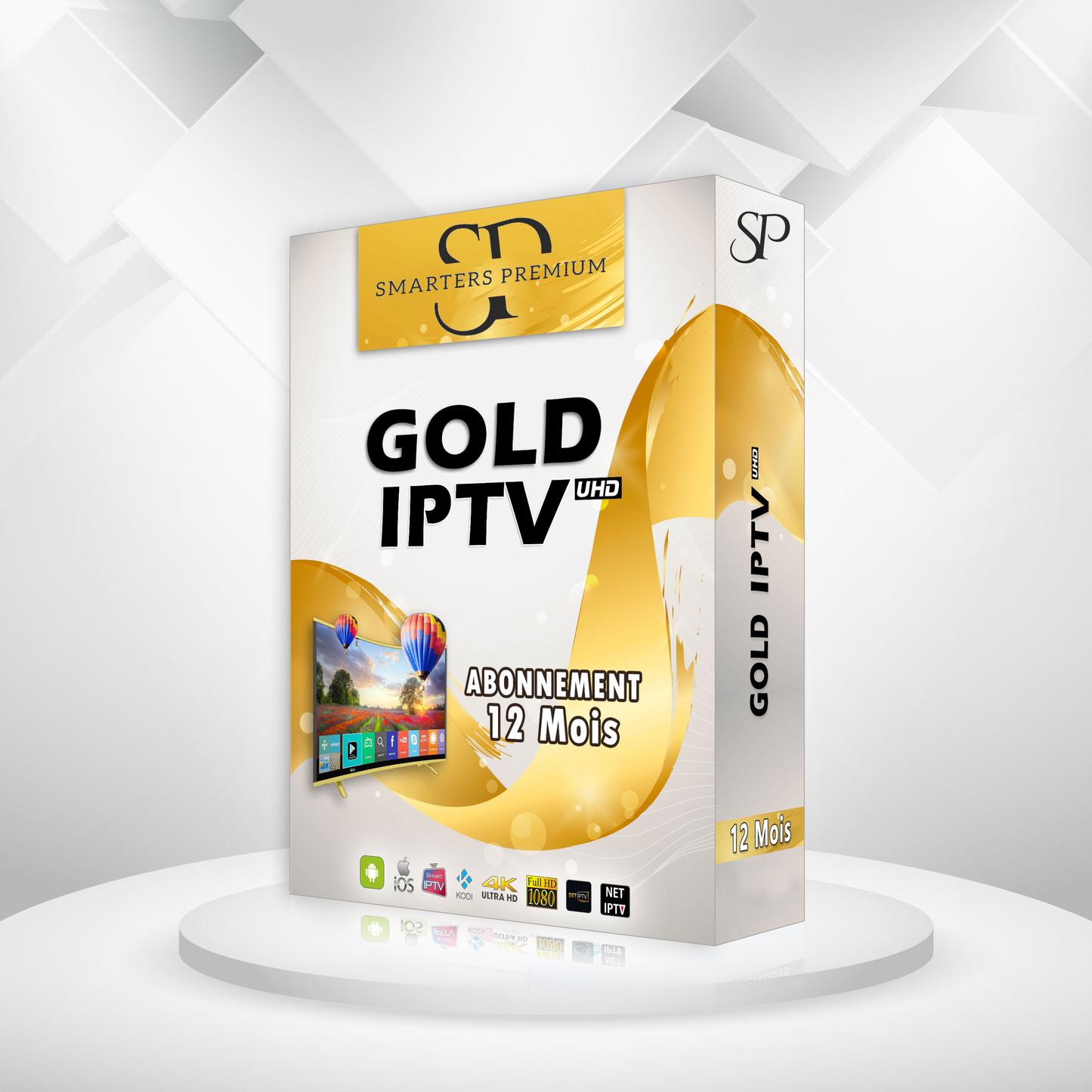 12 mois atlas pro / 365 jours d'abonnement premium IPTV.